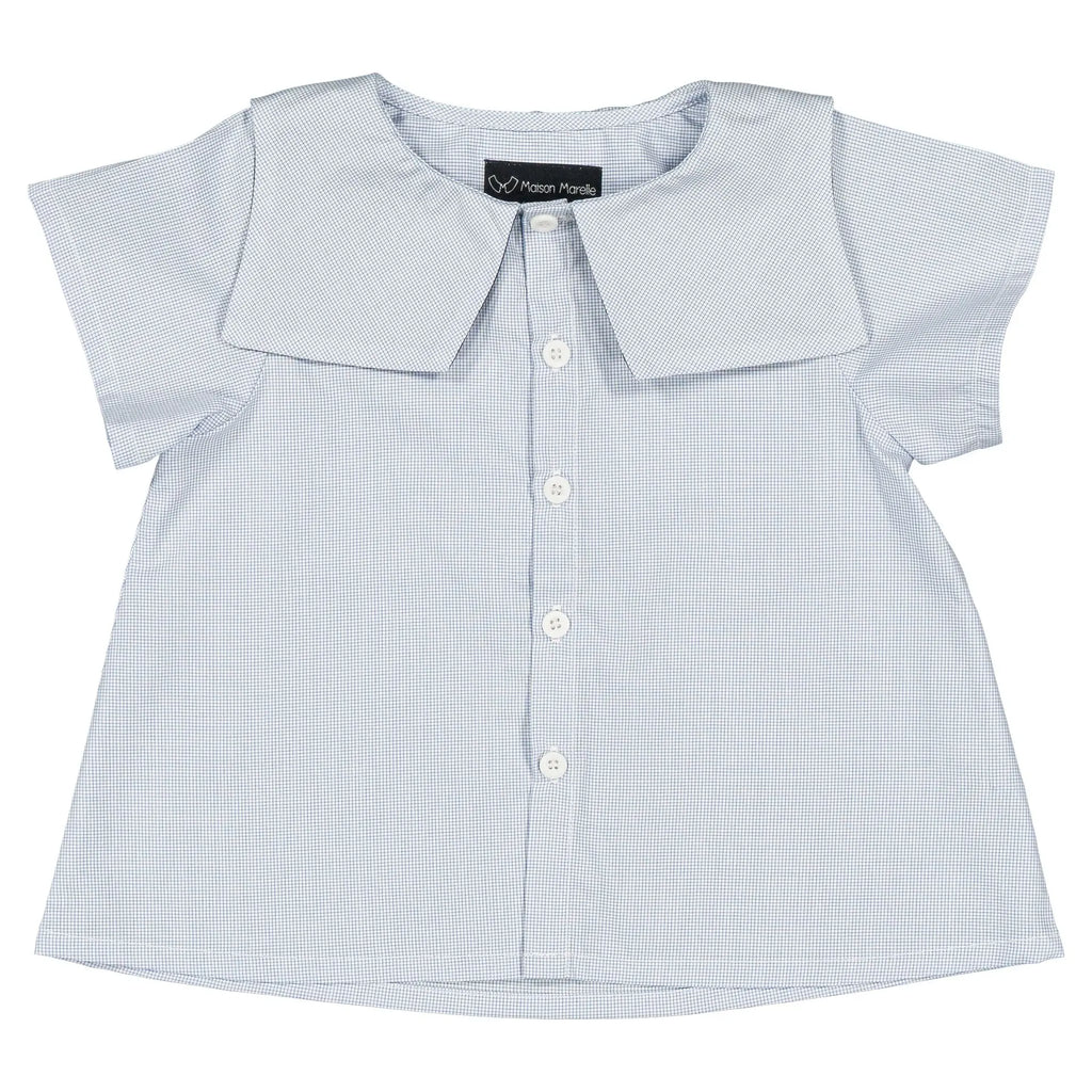 Blouse Clichy - Petits Carreaux Écolier