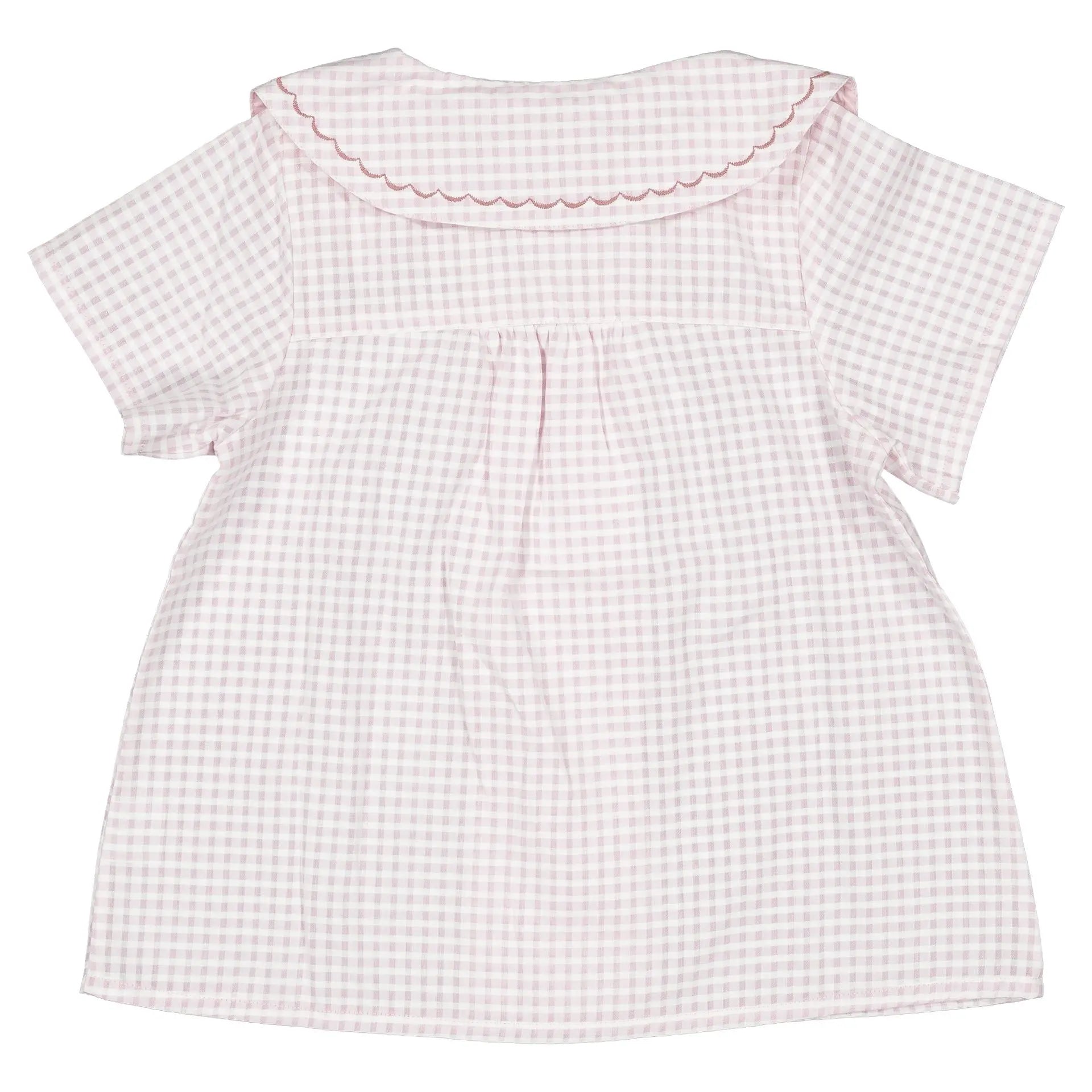 Blouse Nollet - Vichy Rose