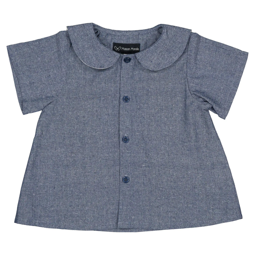 Blouse Monceau - Bleu Orage Denim