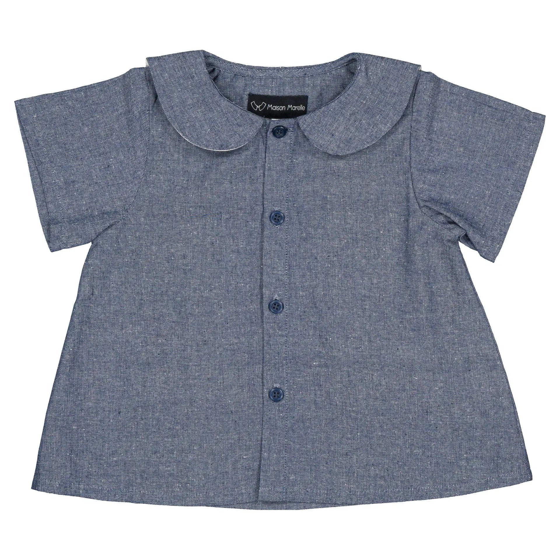 Blouse Monceau - Bleu Orage Denim