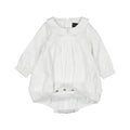 Barboteuse Liege - Cérémonie Lin Blanc