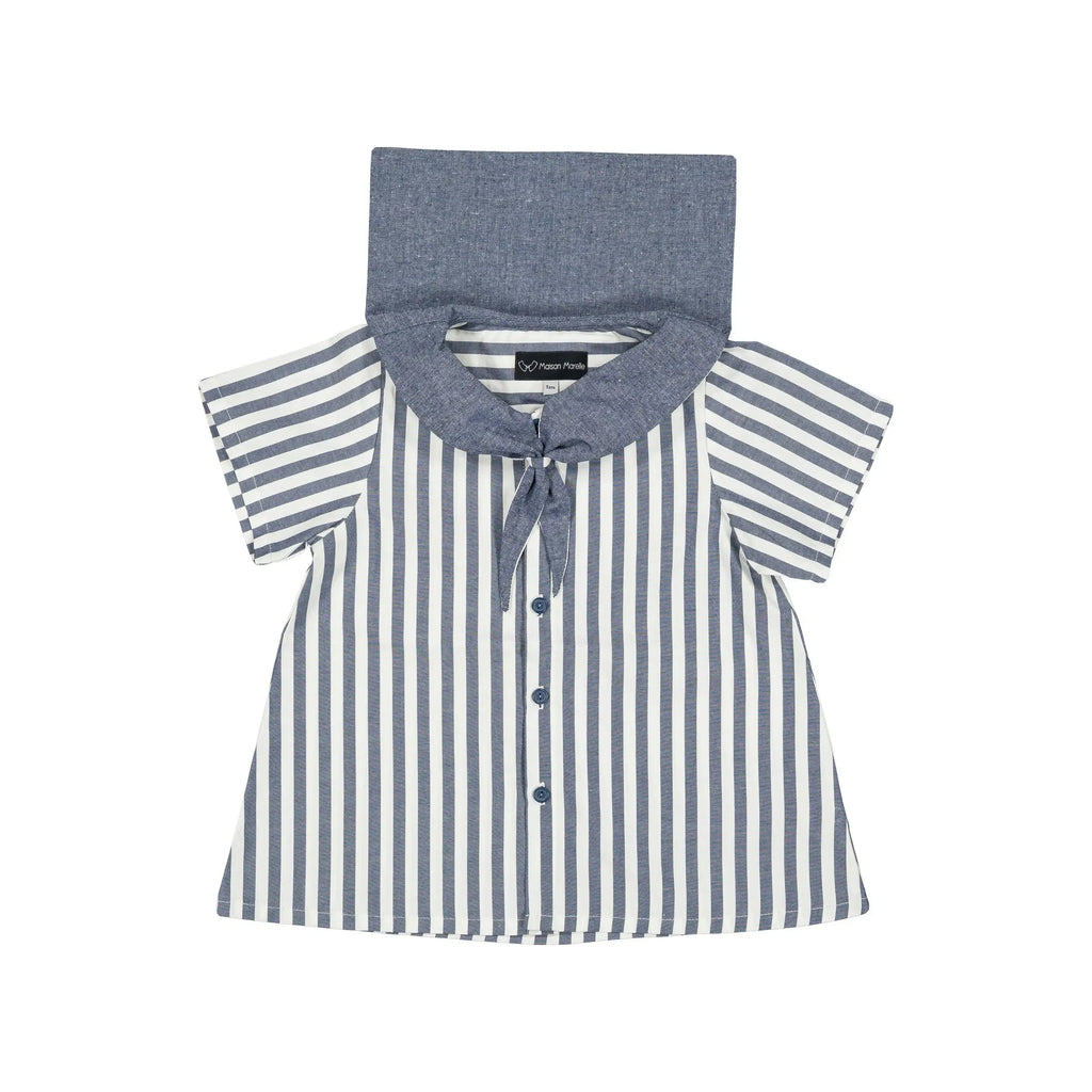 Blouse Monge - Rayé Bleu Foncé