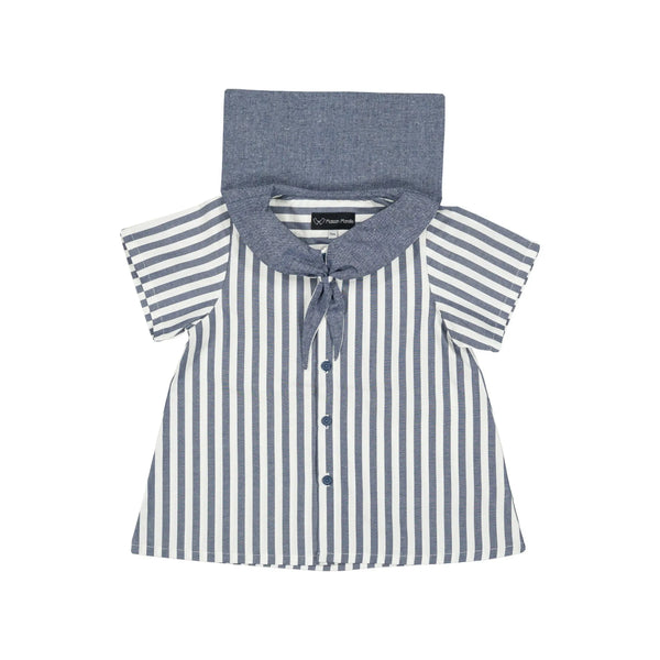 Blouse Monge - Rayé Bleu Foncé