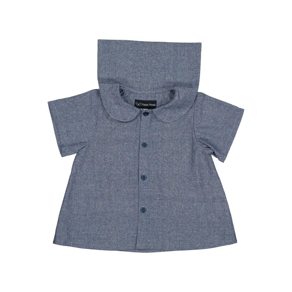 Blouse Monceau - Bleu Orage Denim