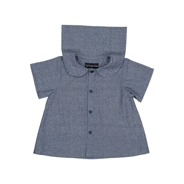 Blouse Monceau - Bleu Orage Denim