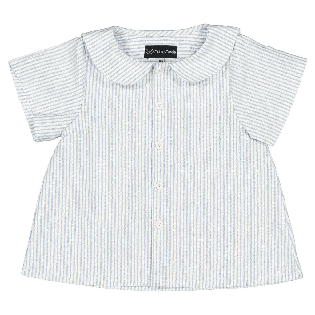 Blouse Monceau - Rayé Bleu Clair