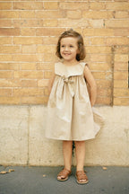 Robe Elie - Beige Fines Rayures