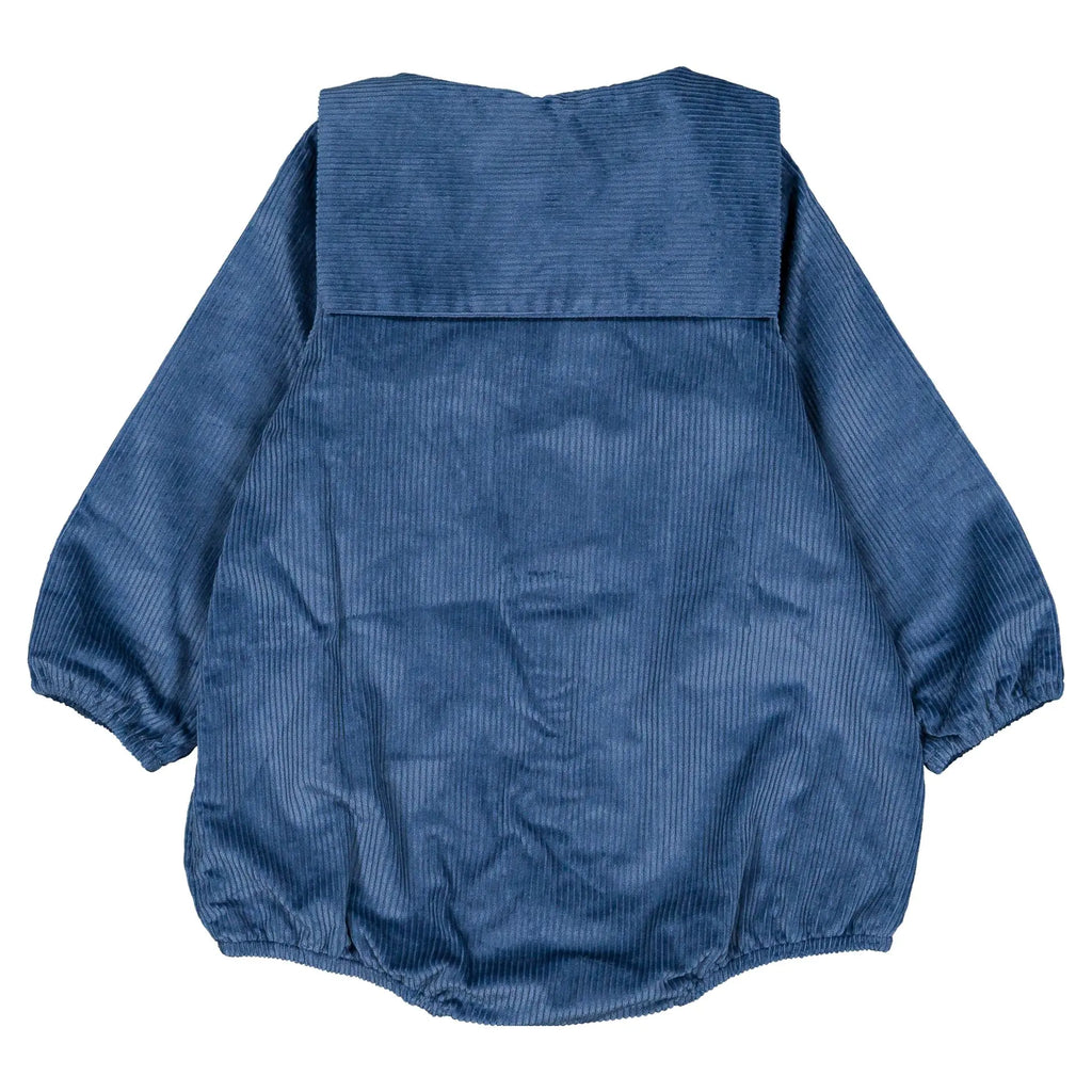 Barboteuse Hoche - Velours Bleu