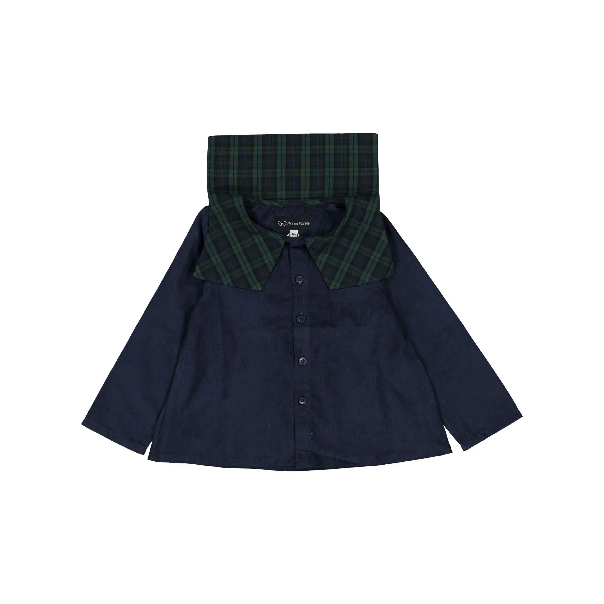 Blouse Clichy - Velours Bleu