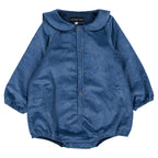 Barboteuse Hoche - Velours Bleu