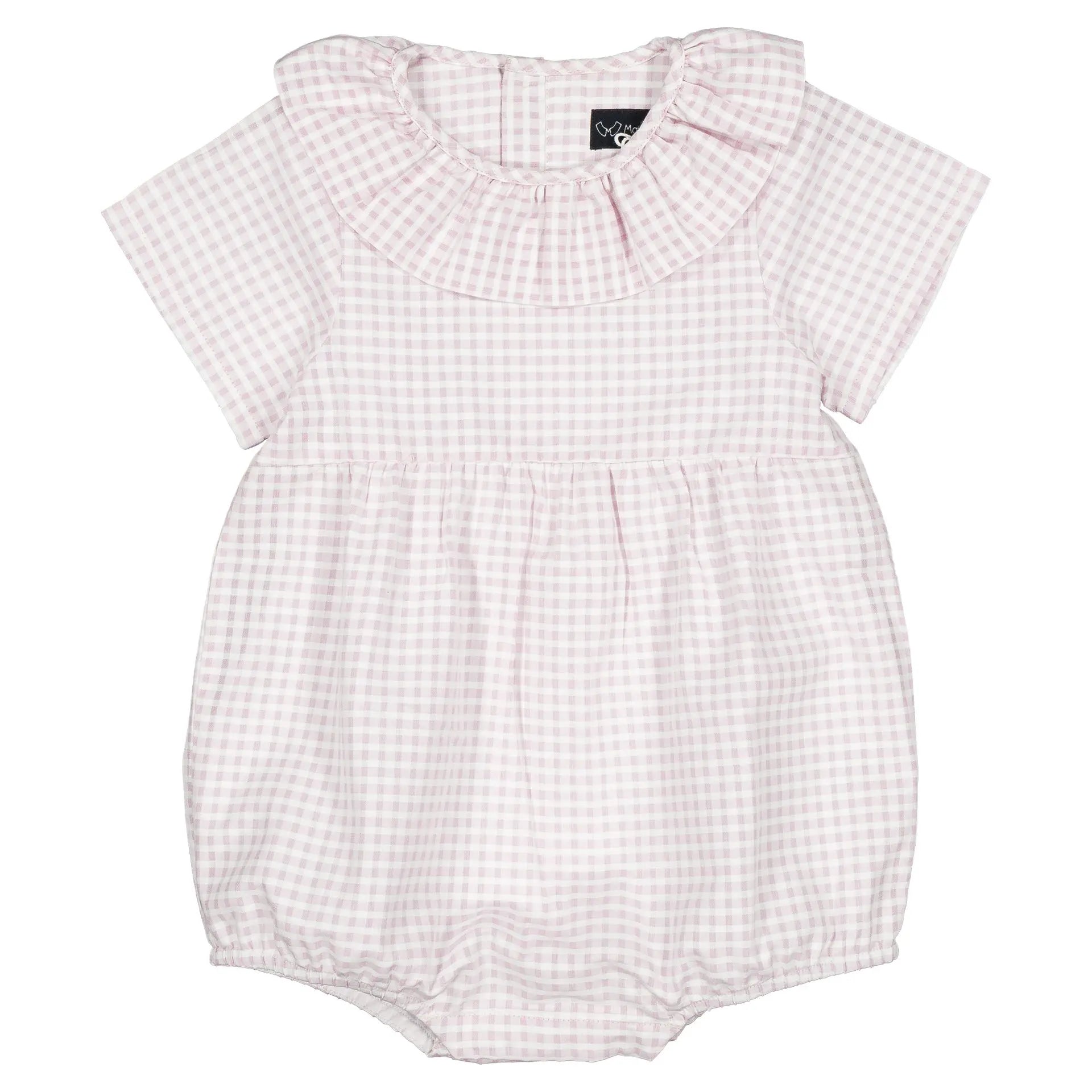 Barboteuse Dupleix - Vichy Rose