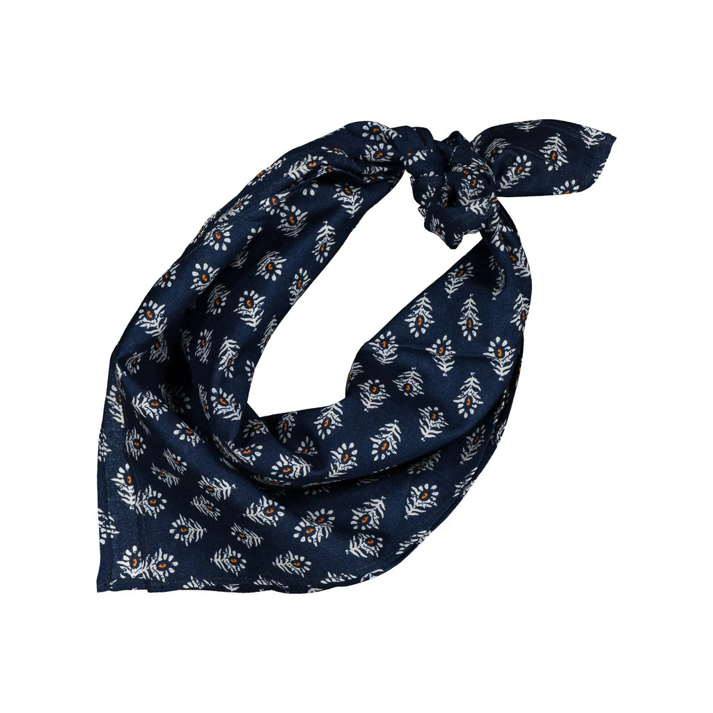 Foulard Vendôme - Bleu Blockprint