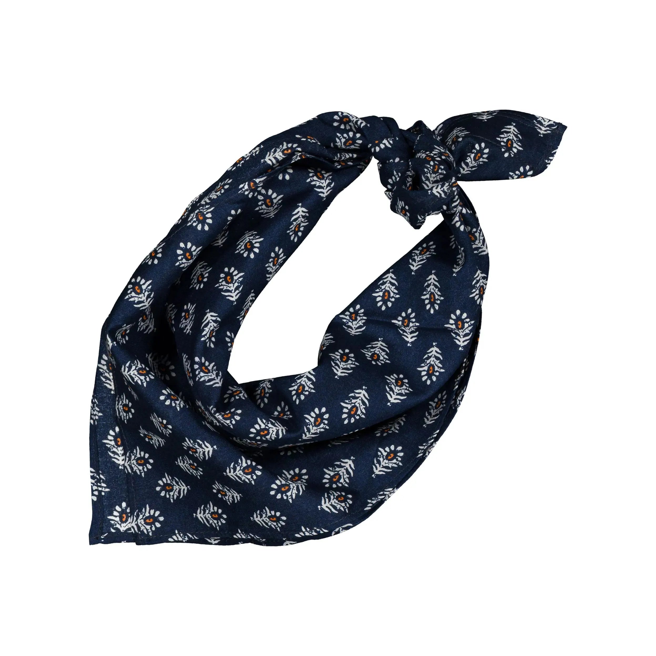 Foulard Vendôme - Bleu Blockprint