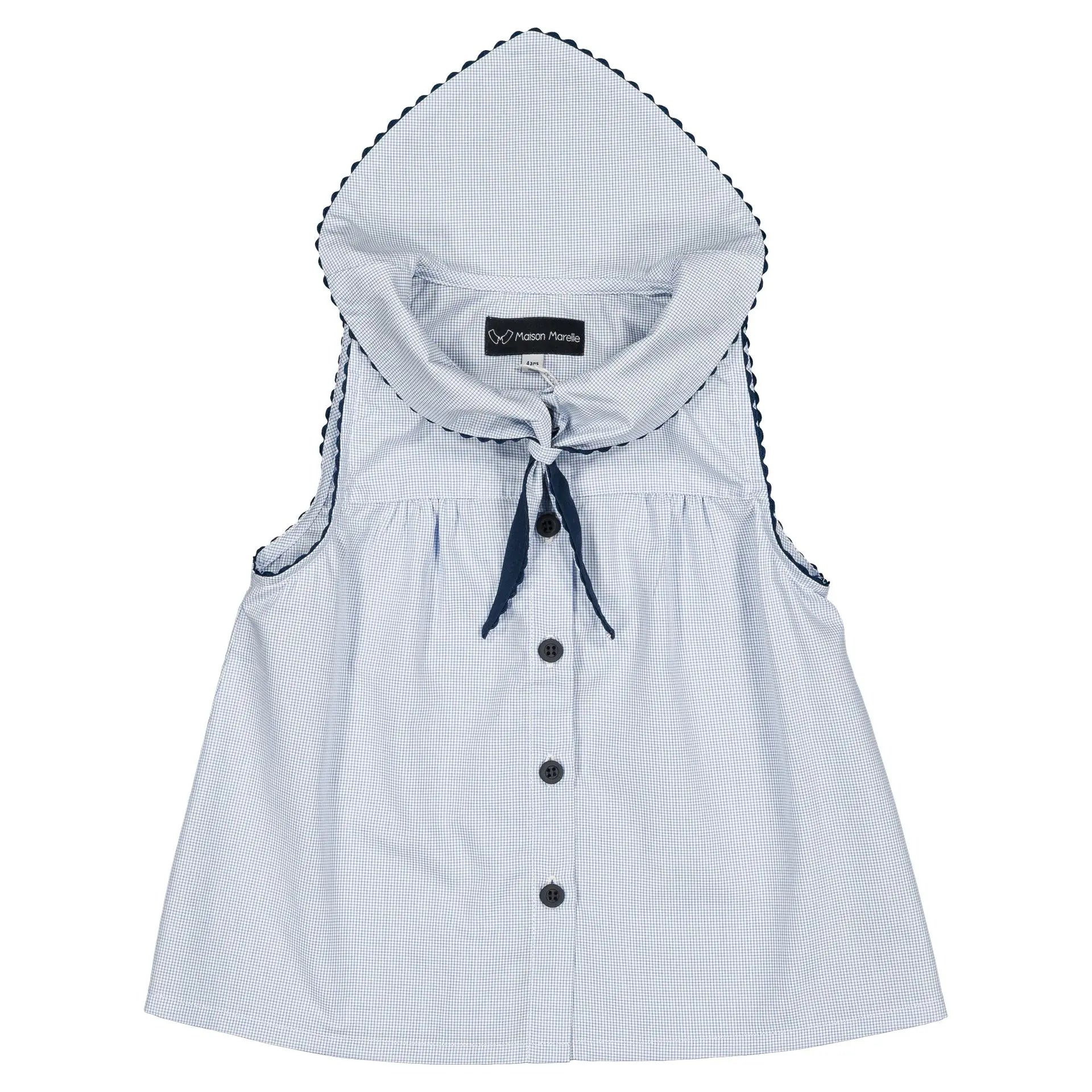 Blouse Trudaine - Petits Carreaux Écolier