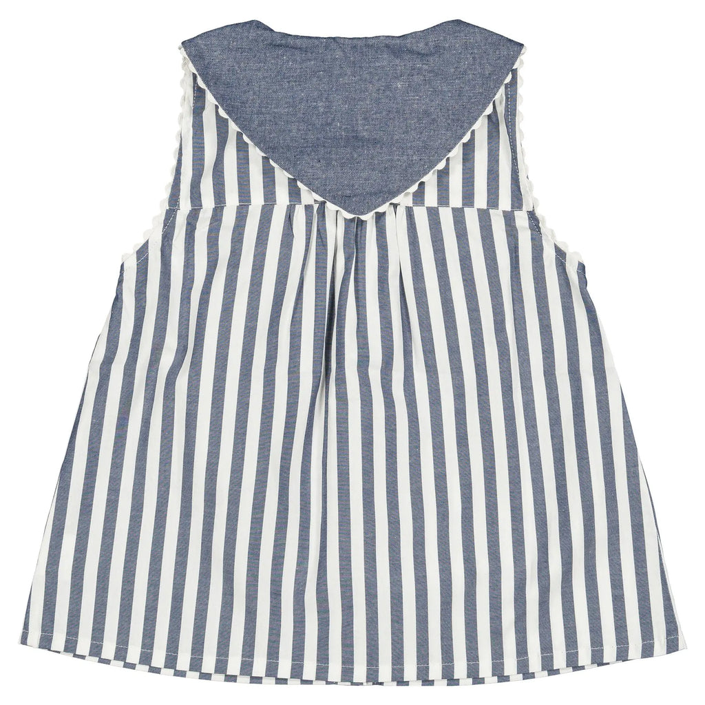 Blouse Trudaine - Rayé Bleu Foncé