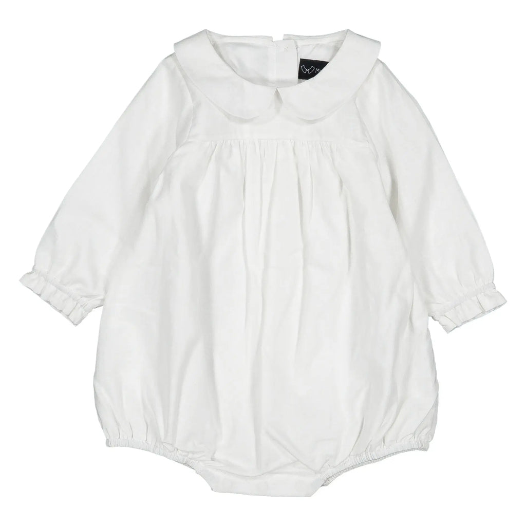 Barboteuse Liege - Cérémonie Lin Blanc