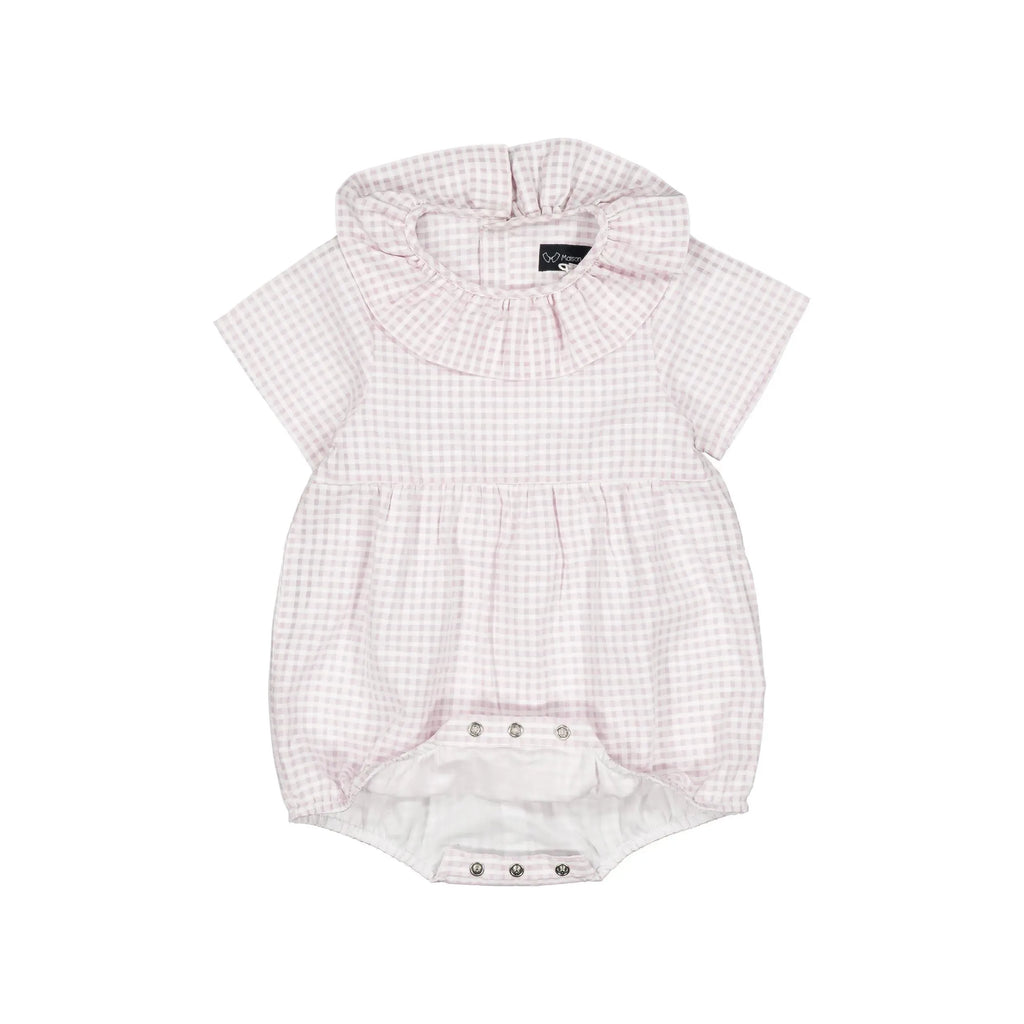 Barboteuse Dupleix - Vichy Rose