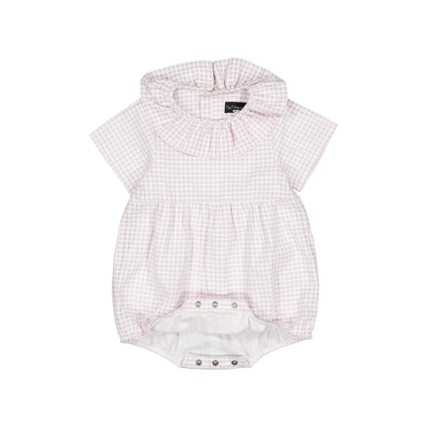 Barboteuse Dupleix - Vichy Rose