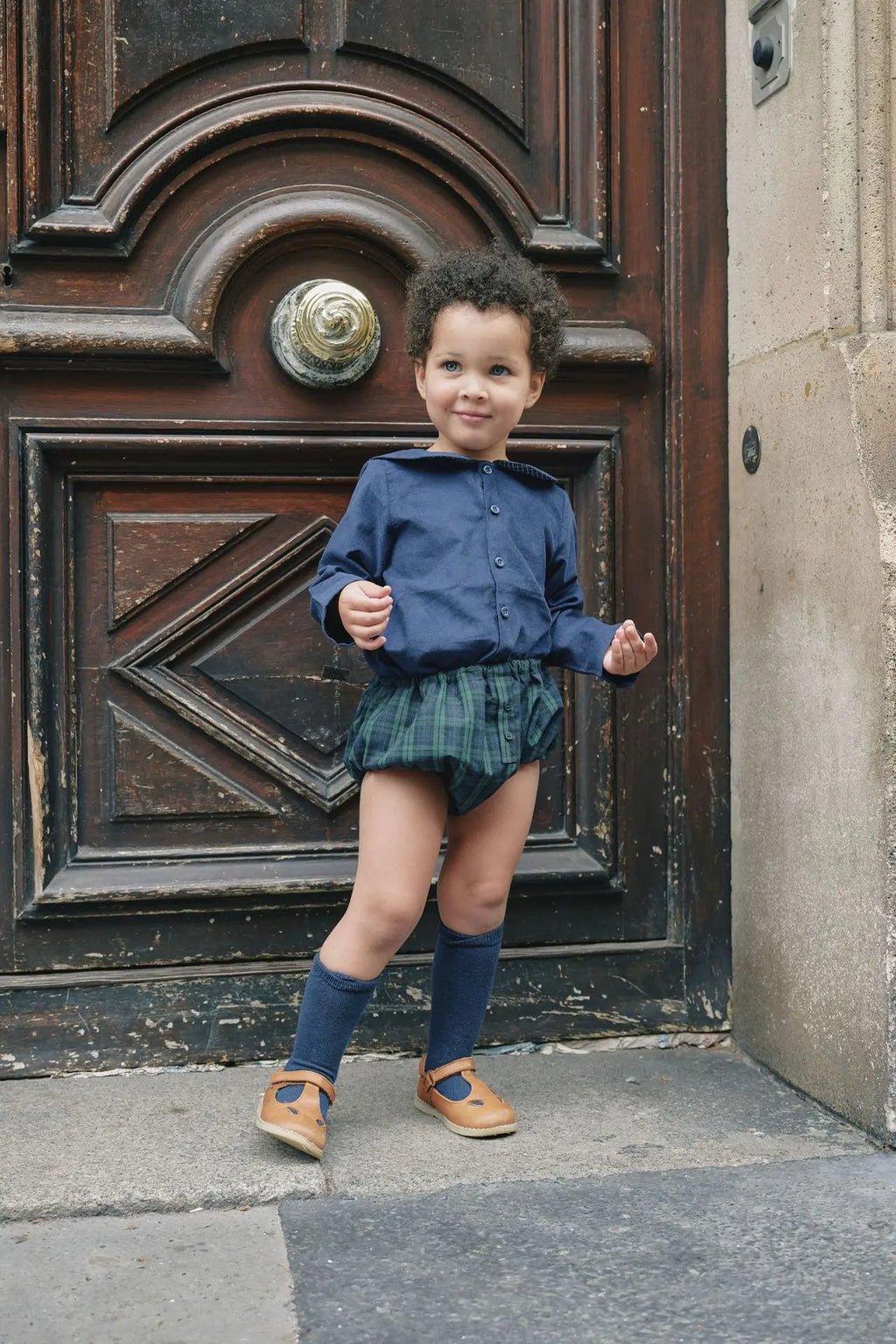 Bloomer Chaillot - Tartan Bleu