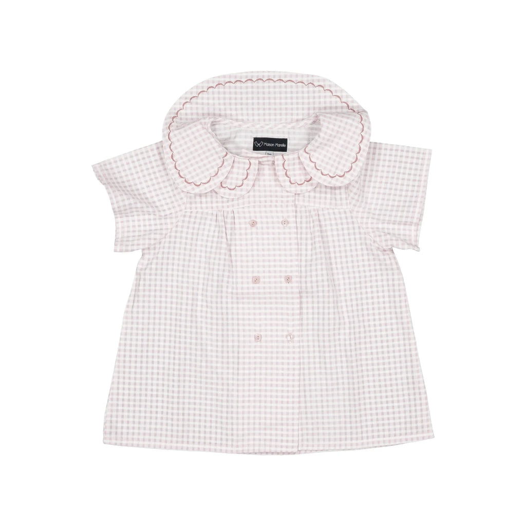 Blouse Nollet - Vichy Rose