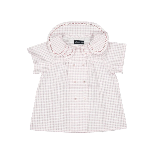 Blouse Nollet - Vichy Rose