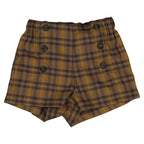 Short Sevres - Tartan Orange - Taupe