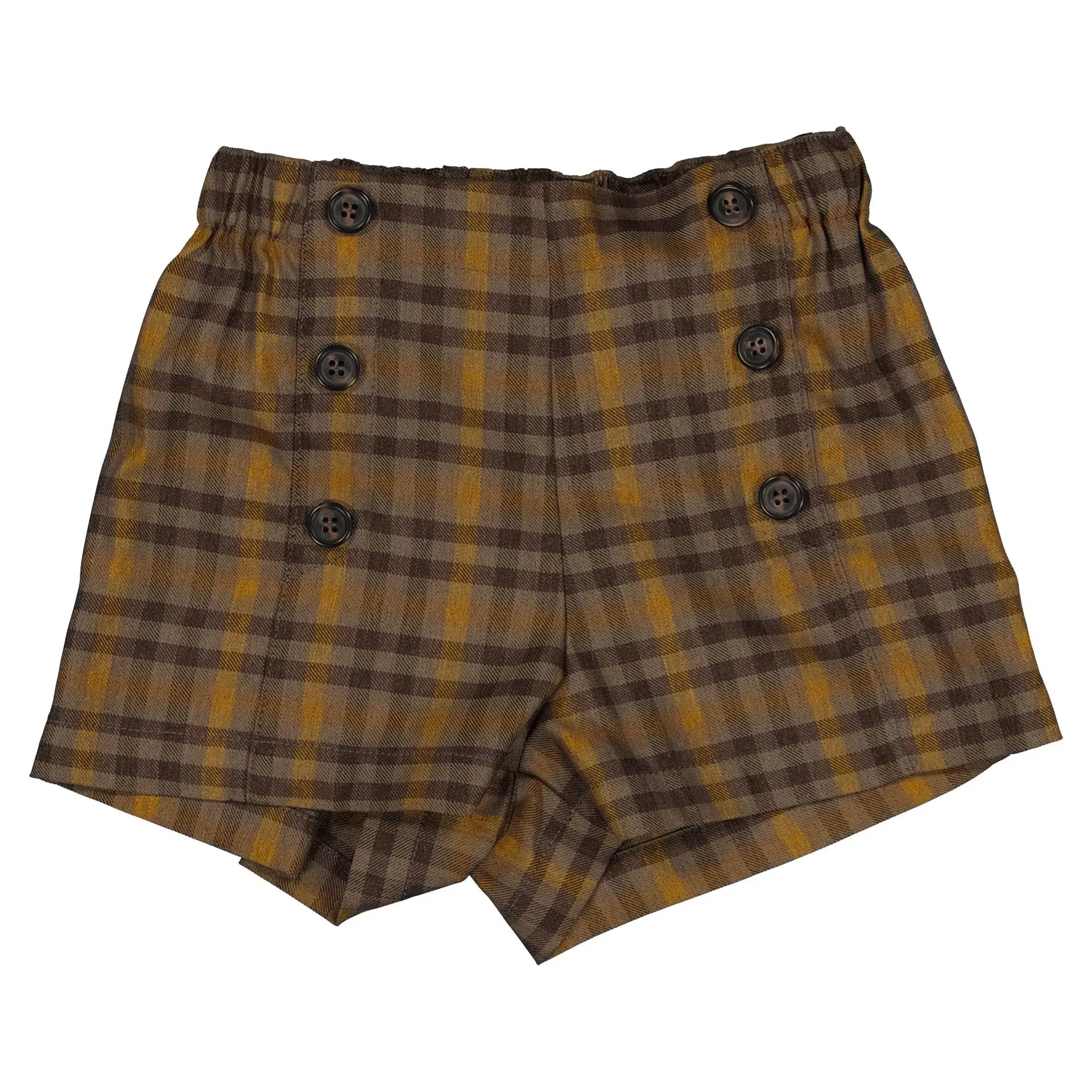 Short Sevres - Tartan Orange - Taupe