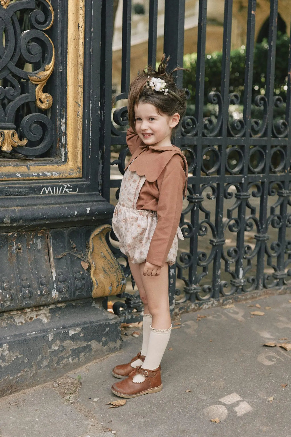 Barboteuse Marais - Fleurs Brique