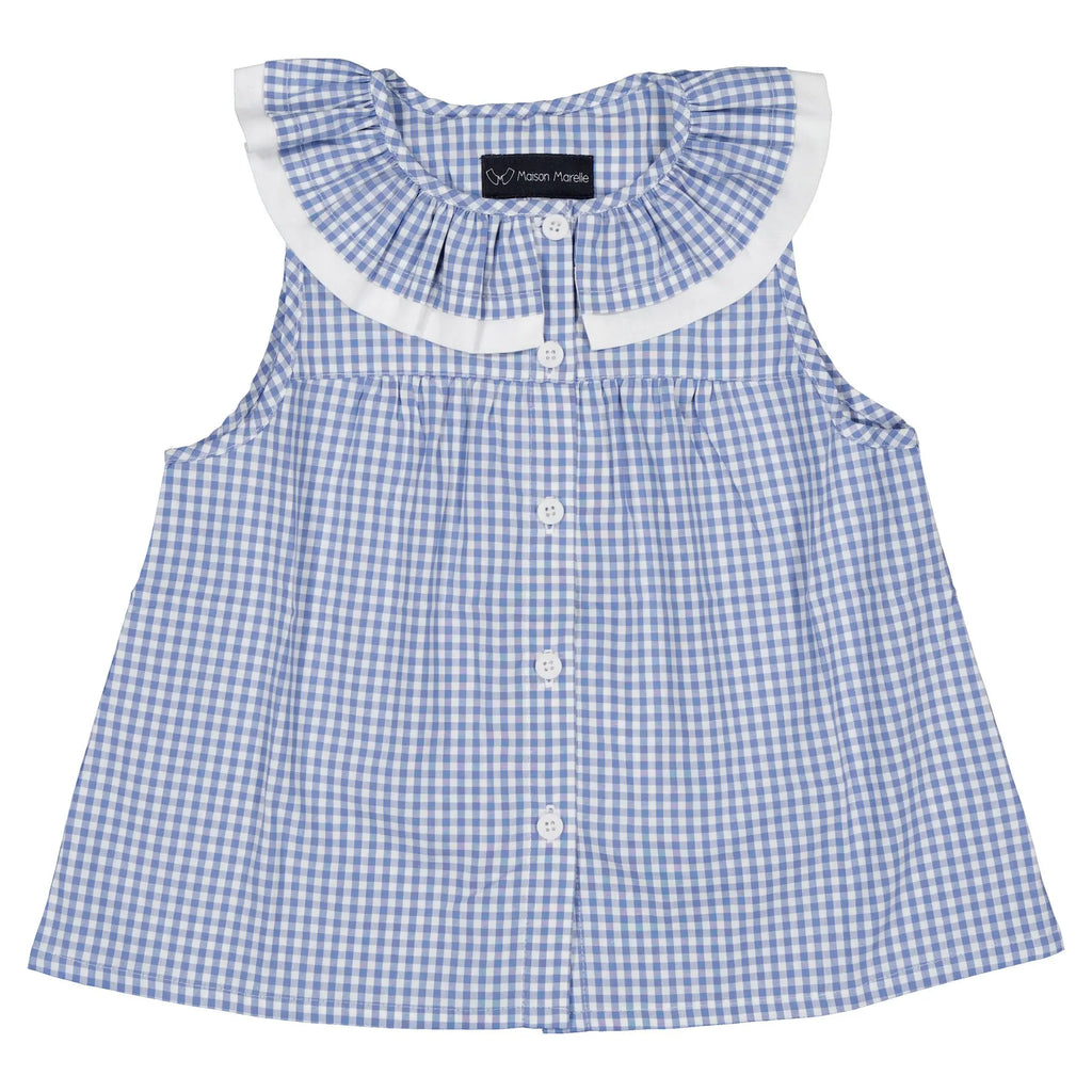 Blouse Marceau - Vichy Bleu