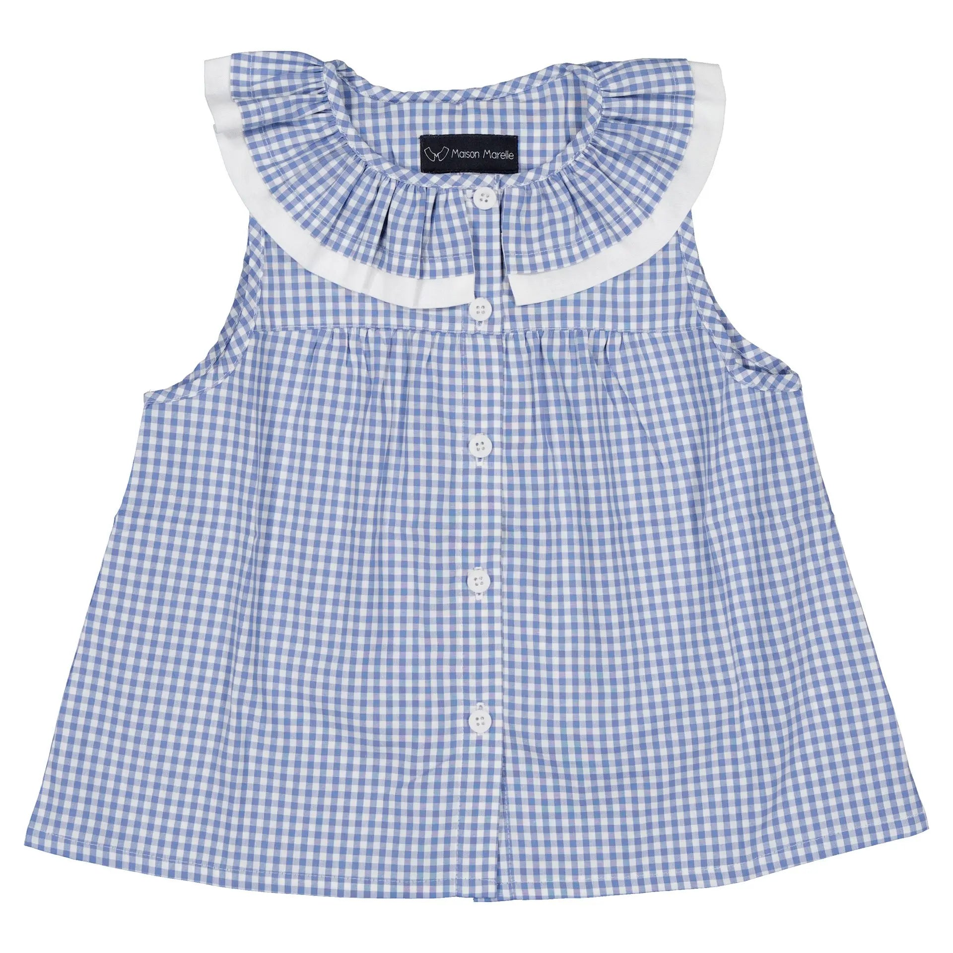 Blouse Marceau - Vichy Bleu