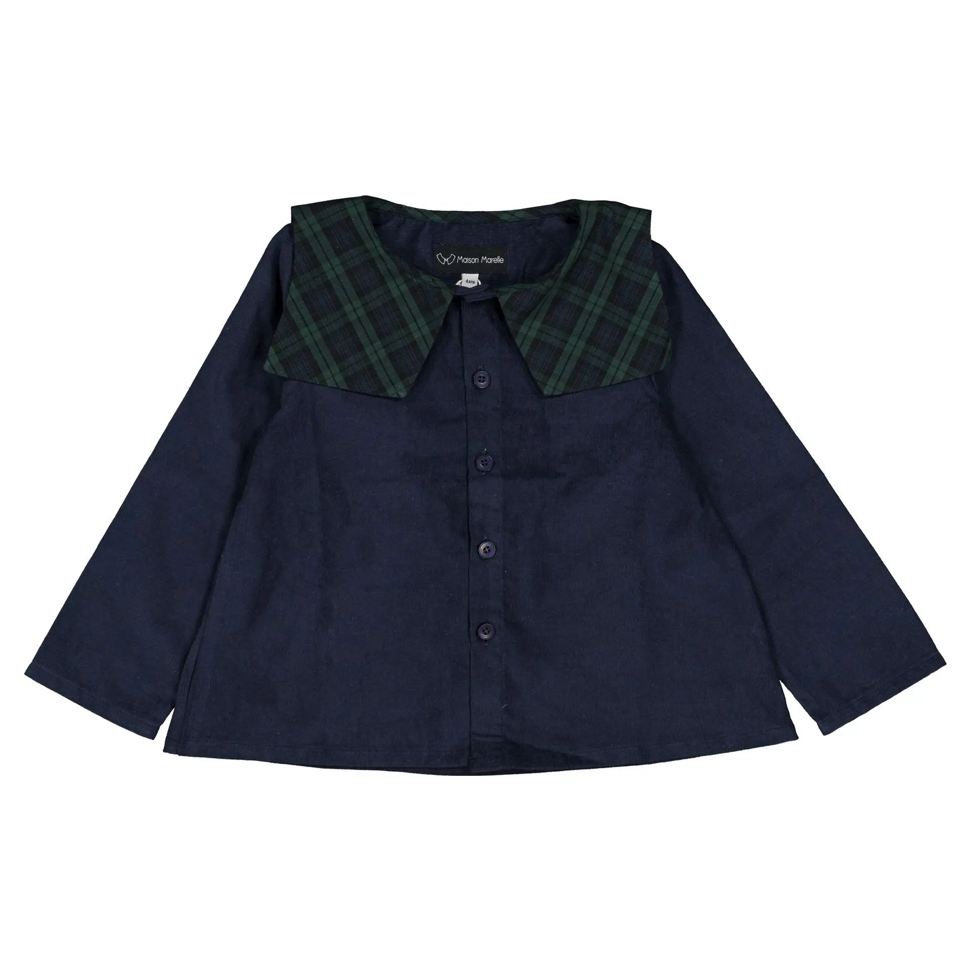 Blouse Clichy - Velours Bleu
