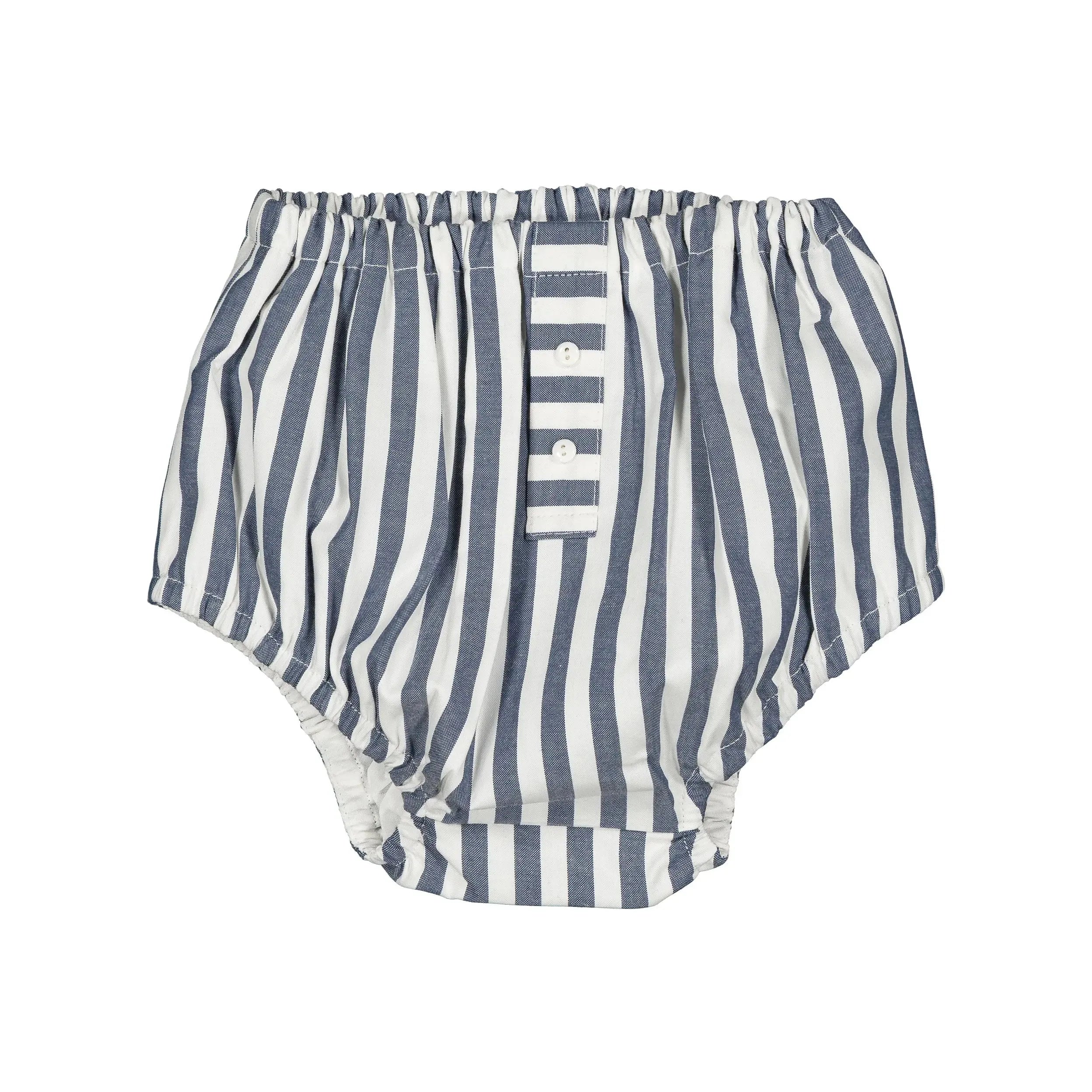 Bloomer Chaillot - Rayé Bleu Foncé