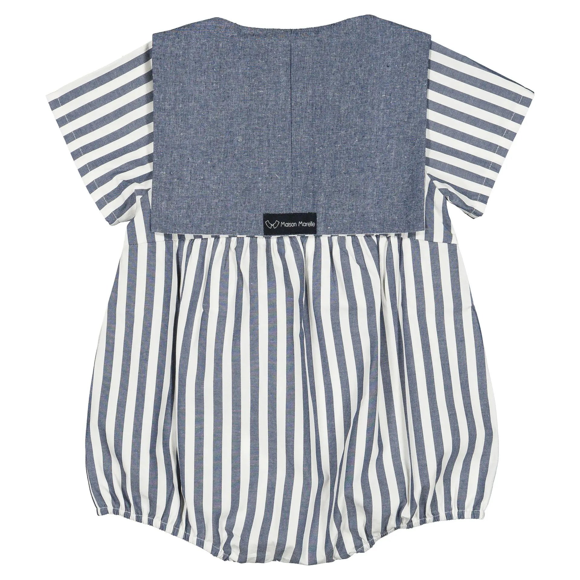 Barboteuse Cambon - Rayé Bleu Foncé