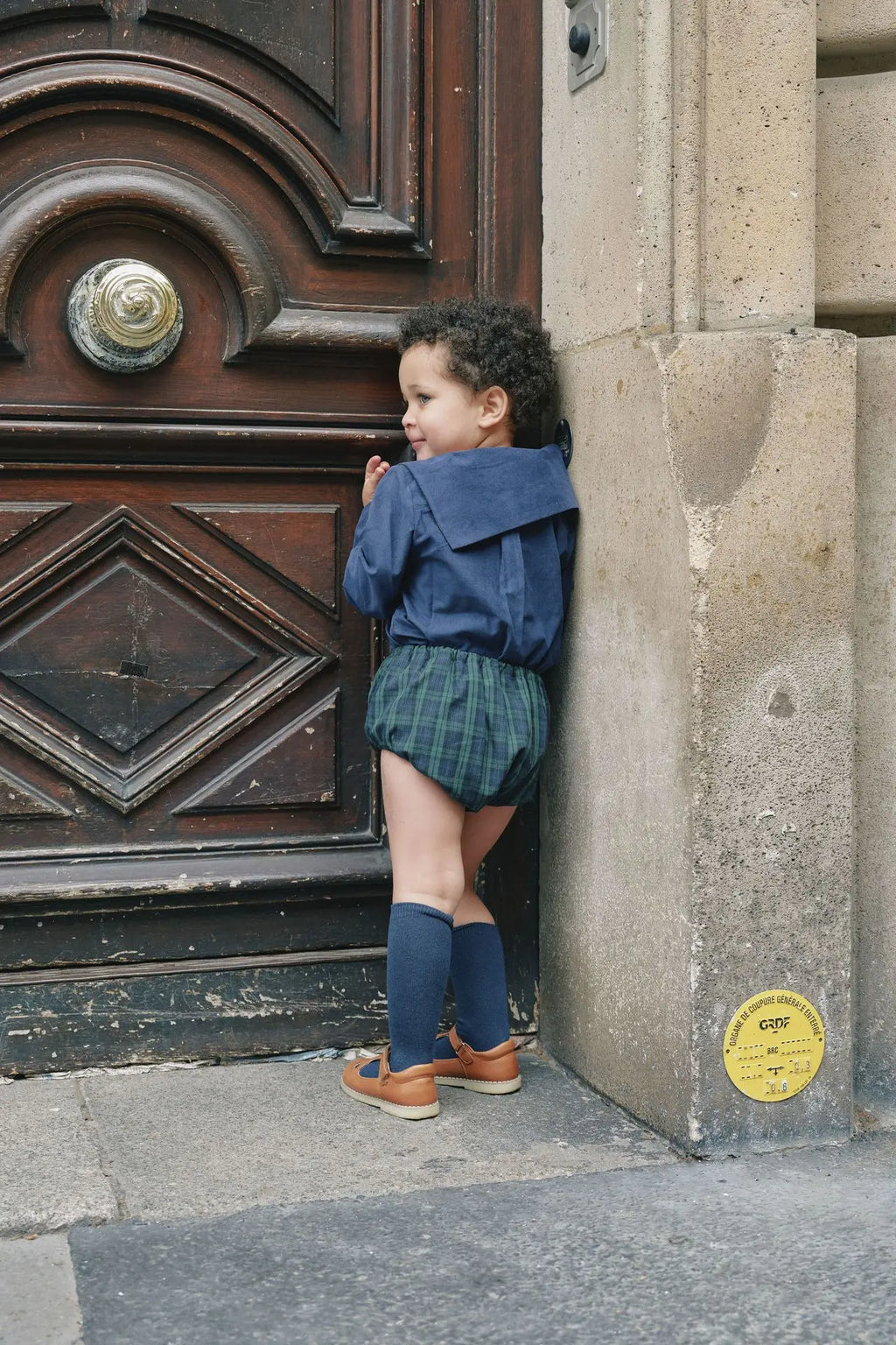 Blouse Monceau - Velours Bleu