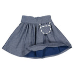 Jupe Tournon -Bleu Orage Denim