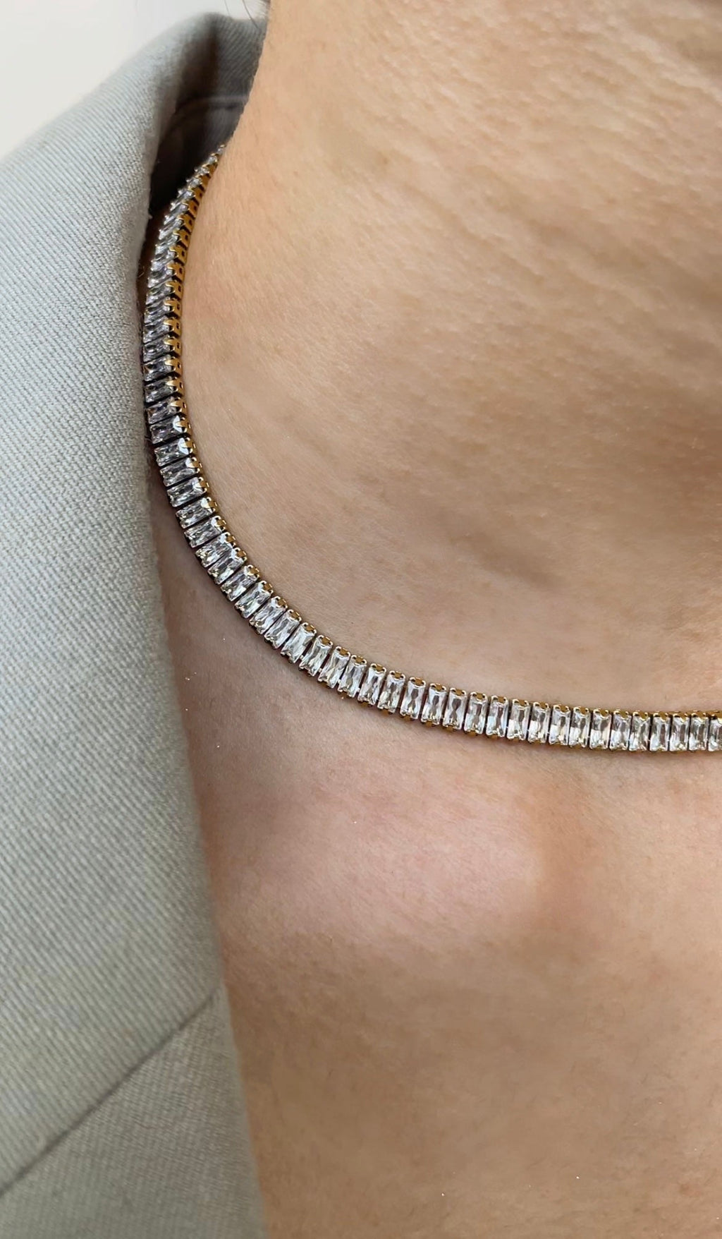 Collier Baguette