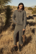 Jupe Denim Sergé Gris