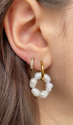 Boucles D'Oreilles Flower Hoops