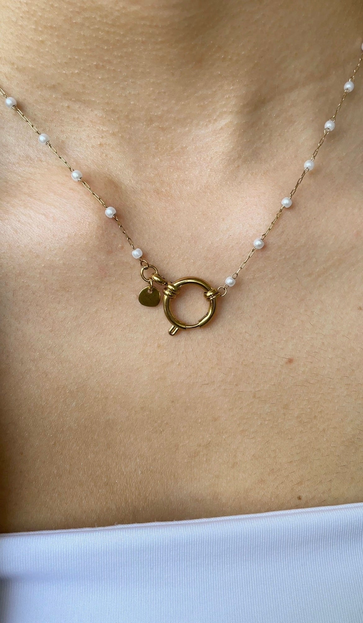 Collier Simple Pearl