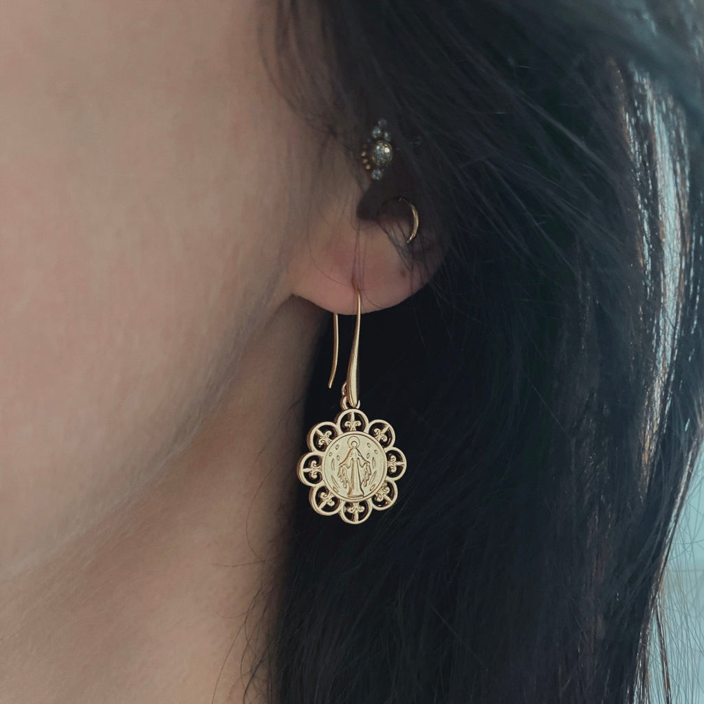 Boucles D'Oreilles Moire