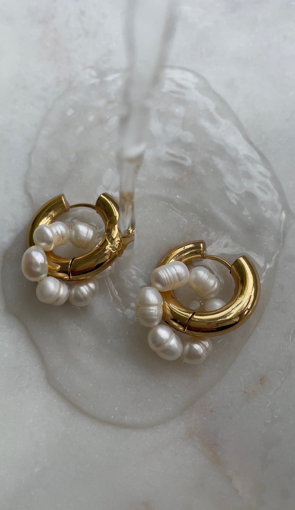 Boucles D'Oreilles Bold Flower Hoops