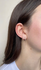 Boucles D'Oreilles Mono Strass Earring