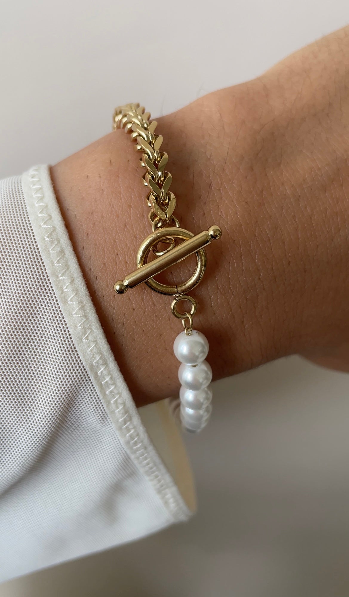 Bracelet Pearl X Chain