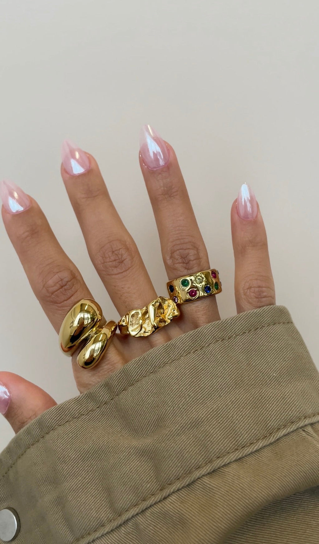 Bague Textured