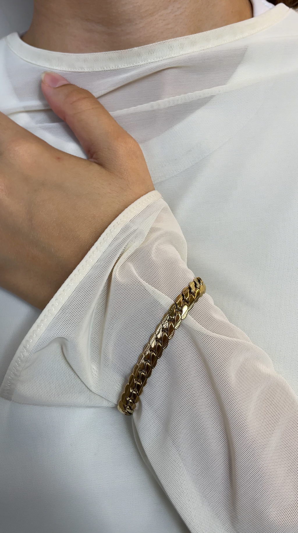 Bracelet Cuban Striped