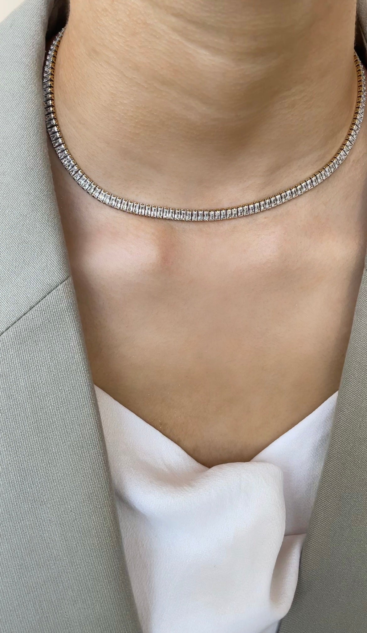 Collier Baguette