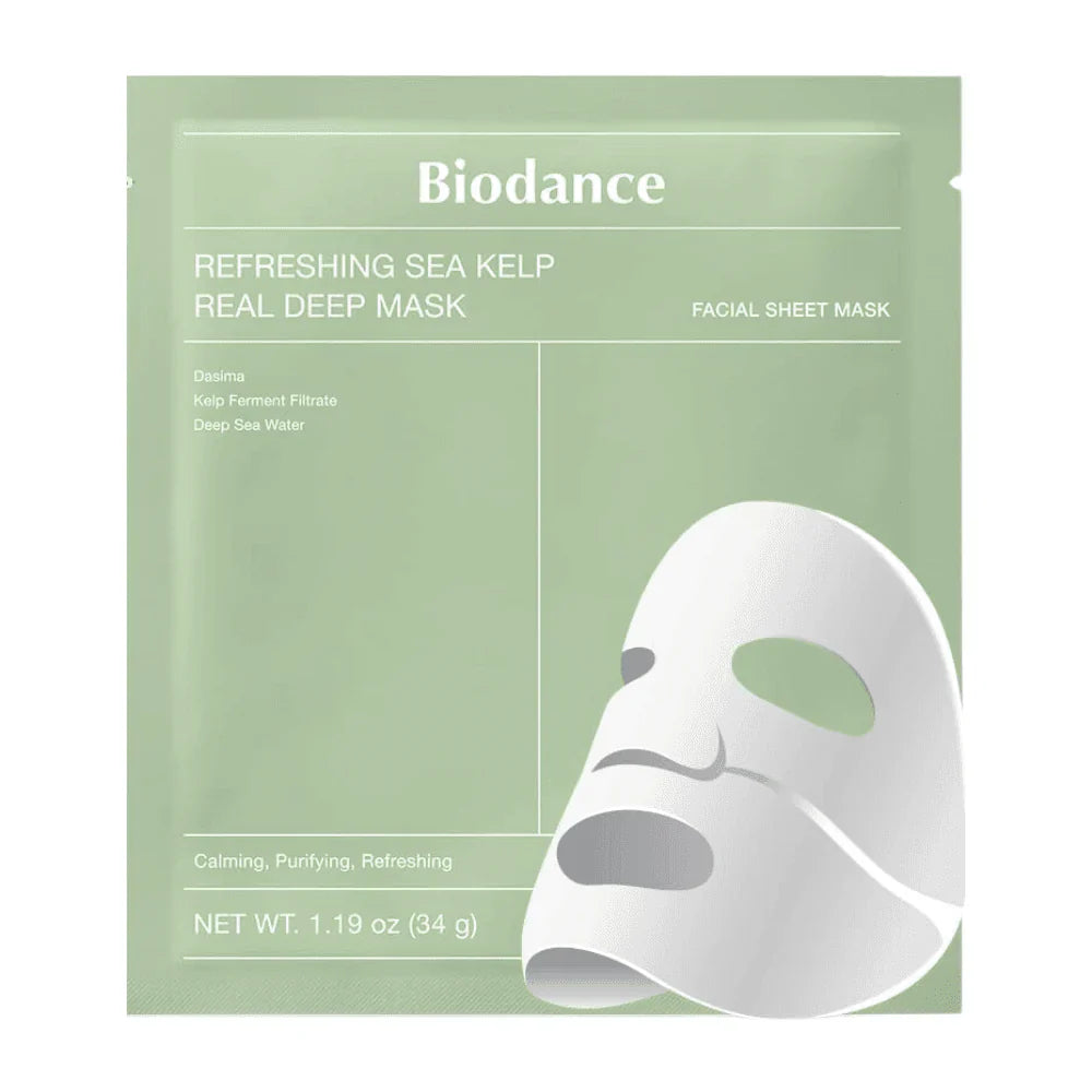 Refreshing Sea Kelp Real Deep Mask – Masque Apaisant Et Purifiant