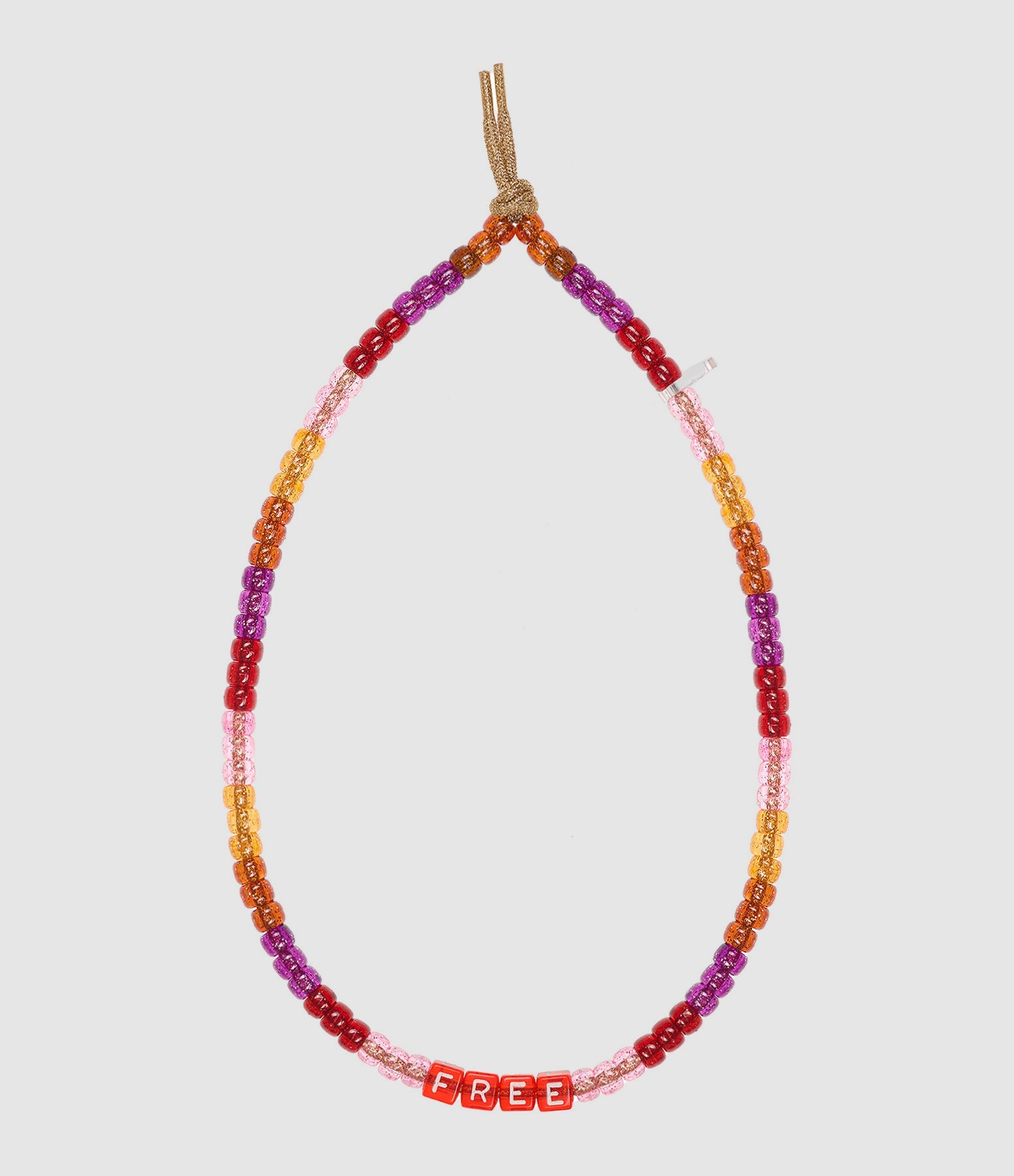 Lauren Rubinski - Collier Love Beads Free Rose - Femme