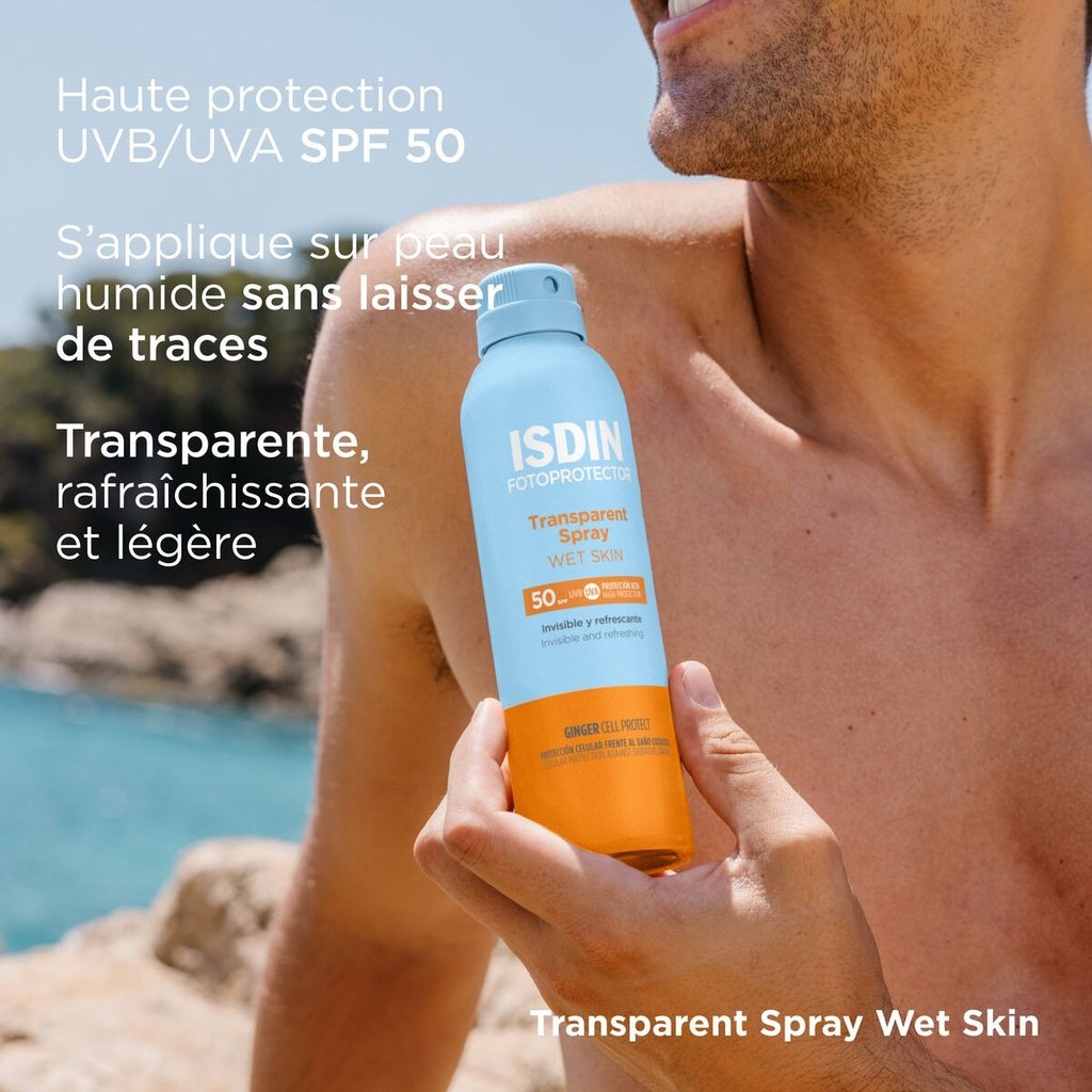 Transparent Wet Skin Spray Spf50