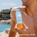 Transparent Wet Skin Spray Spf50